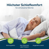 Sensalou mattress protector 90 x 200 cm (pack of 2)