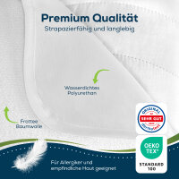 Sensalou mattress protector 90 x 200 cm (pack of 2)