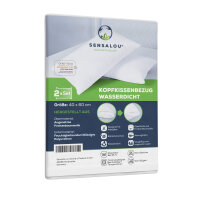 Sensalou waterproof pillowcase 40x60 cm - pack of 2