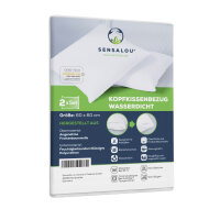 Sensalou waterproof pillowcase 60x60 cm - pack of 2