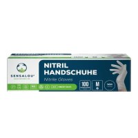 Sensalou Nitril Handschuhe Größe M - 100 Stück