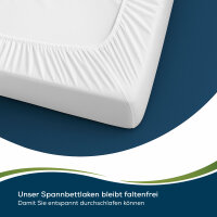 Sensalou Spannbettlaken 160 x 200 cm (1er Pack)