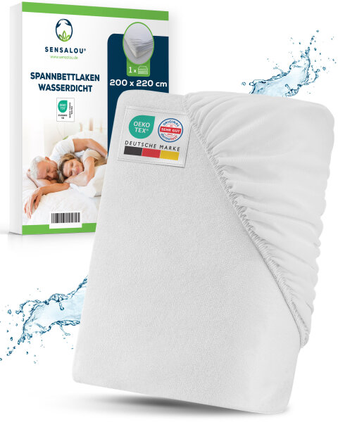 Sensalou Spannbettlaken 200 x 220 cm (1er Pack)