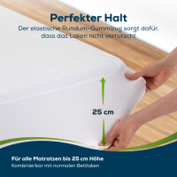 Sensalou Spannbettlaken 200 x 220 cm (1er Pack)