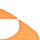 Sensalou Eat- apron Bib with snap - Orange