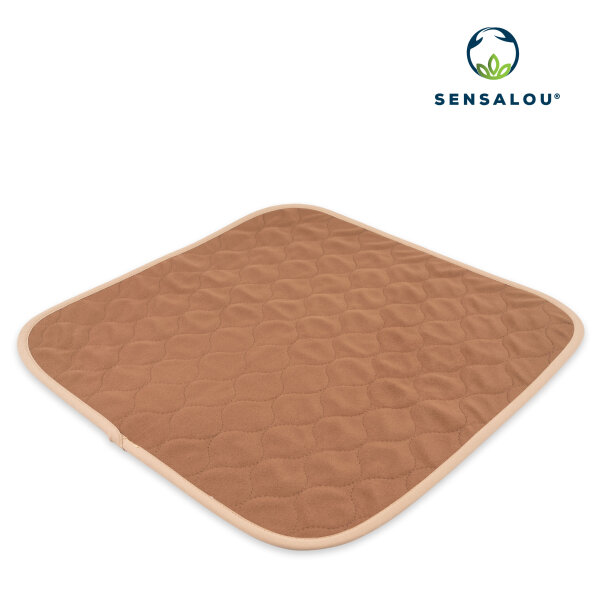 Sensalou seat cover 45 x 45 cm (brown)